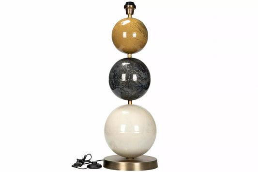 Bordslampa Lampfot Multi Stone Senap 78cm