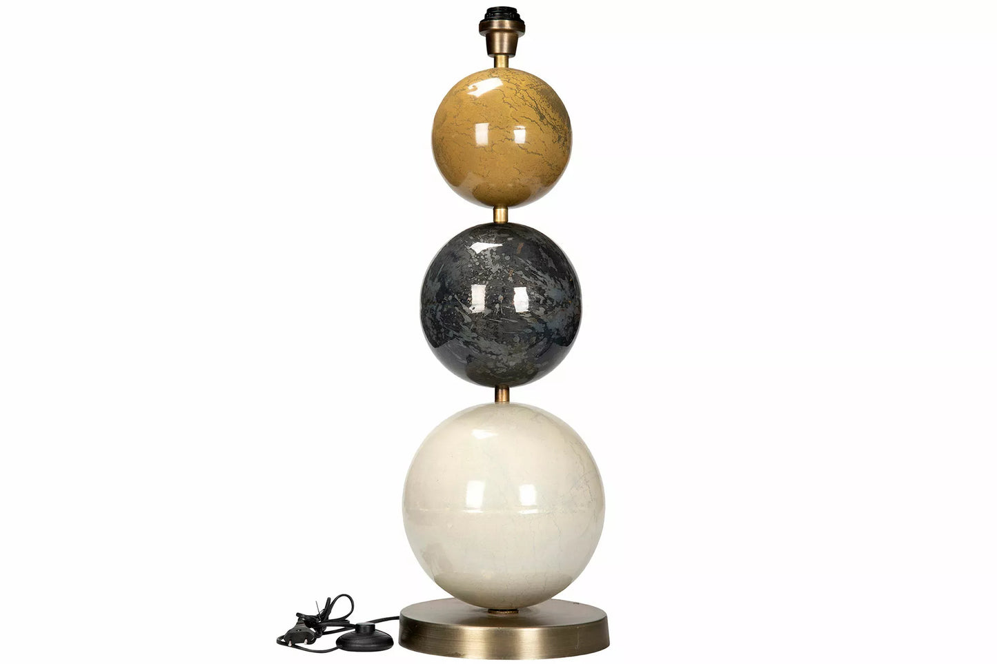 Bordslampa Lampfot Multi Stone Senap 78cm