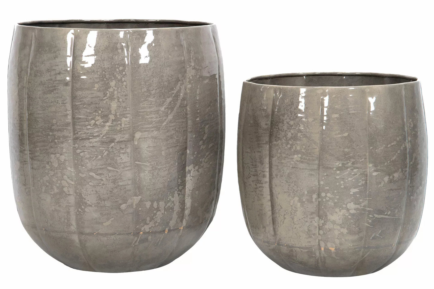 Blomkruka Lou Greige Med Plugg 41x49cm 2-pack I lager: Vecka 9