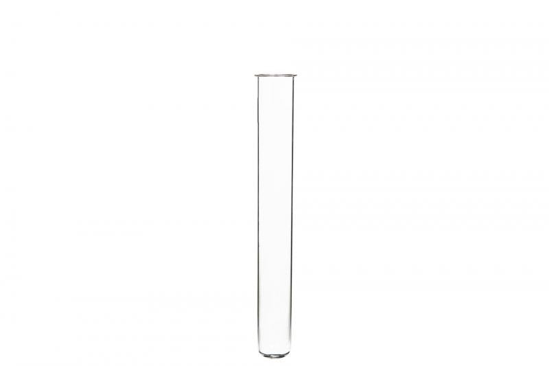 Dekorativ Vas Glasrör Stickling Glasrör med kant 20x2,5cm 12-pack