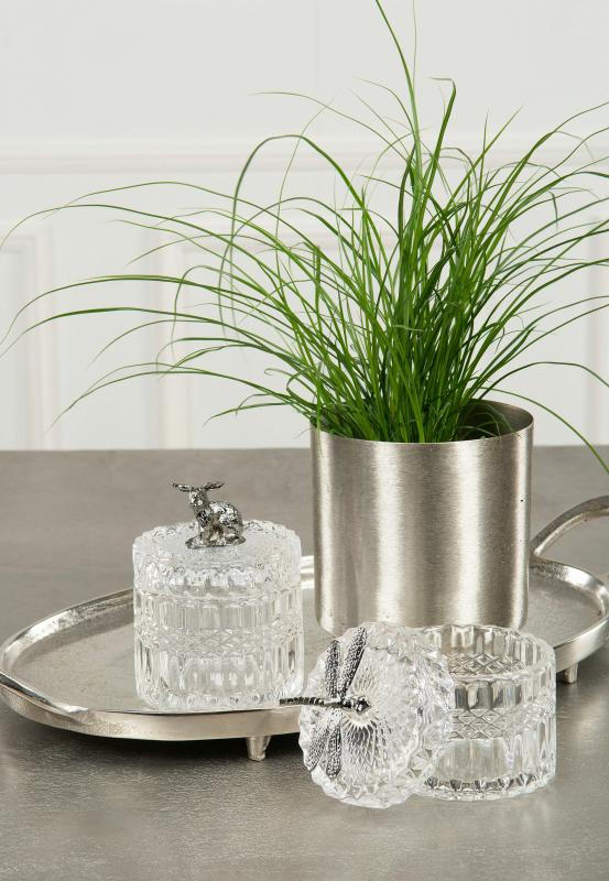 Påskdekoration Dekorativ Glasburk Kanin Ø9x13,5cm