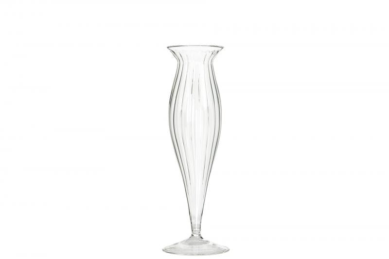 Dekorativ Vas Glas Nouveau 7,5x23,5cm