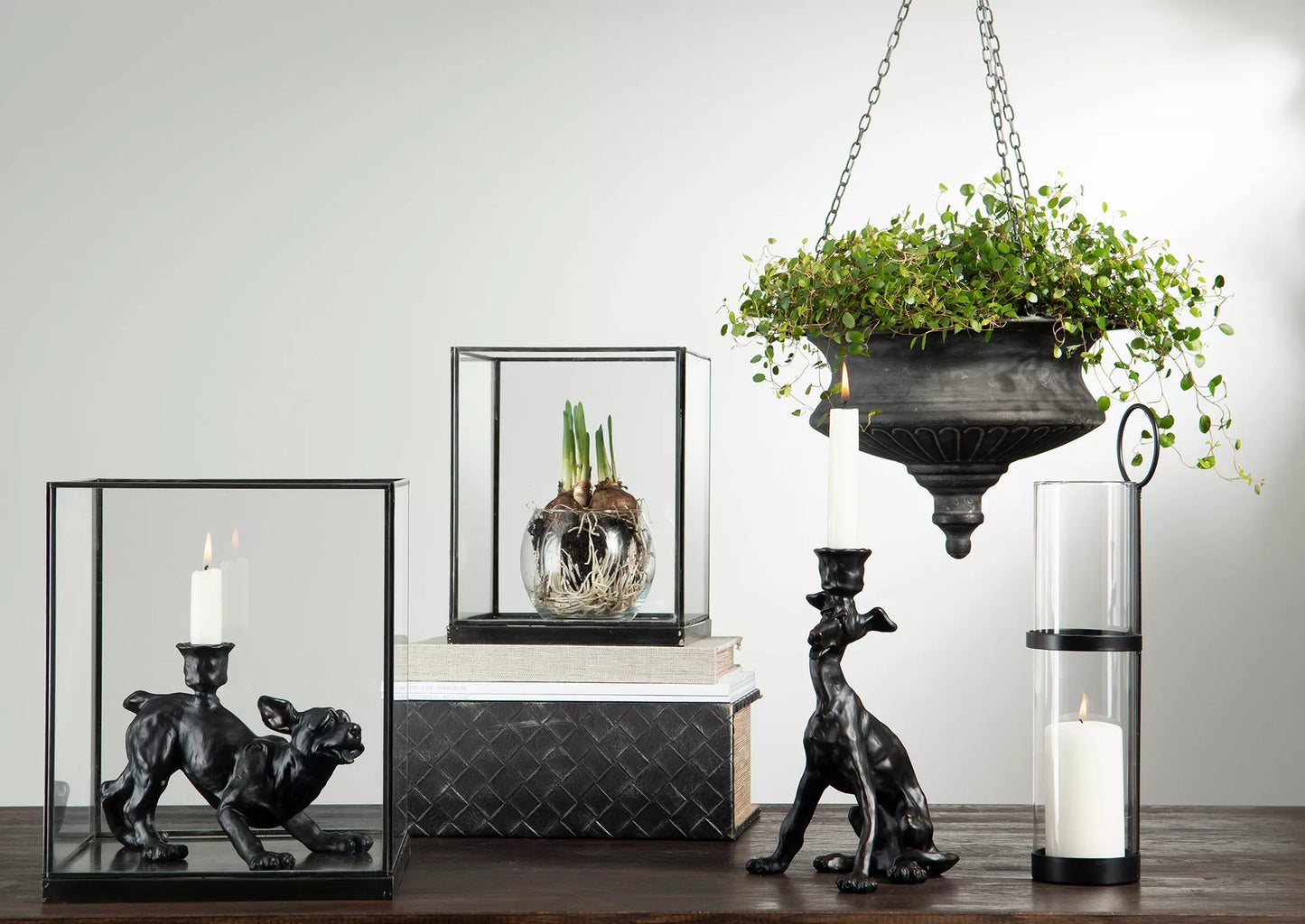 Blomkruka Ampel Atena - Hängande kruka - svart Åter i lager vecka 40