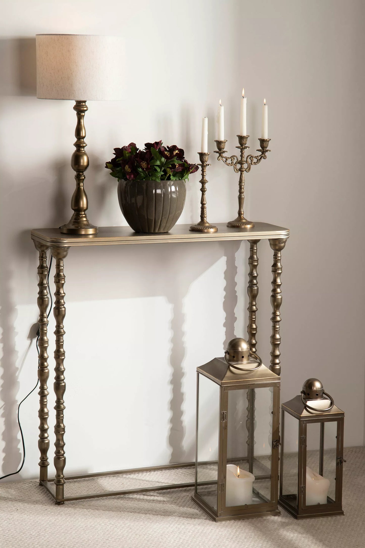 Sidebord Antik Champagne 90x30x93cm