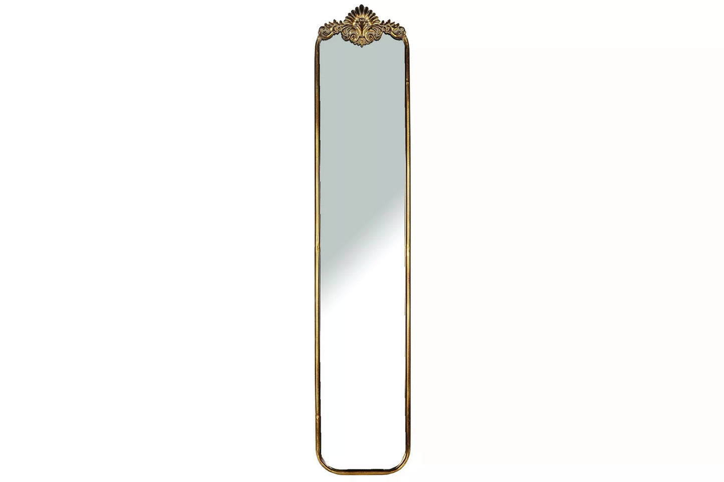 Väggspegel Smal Ornament Guld 23,5x3x114cm I lager: Vecka 7