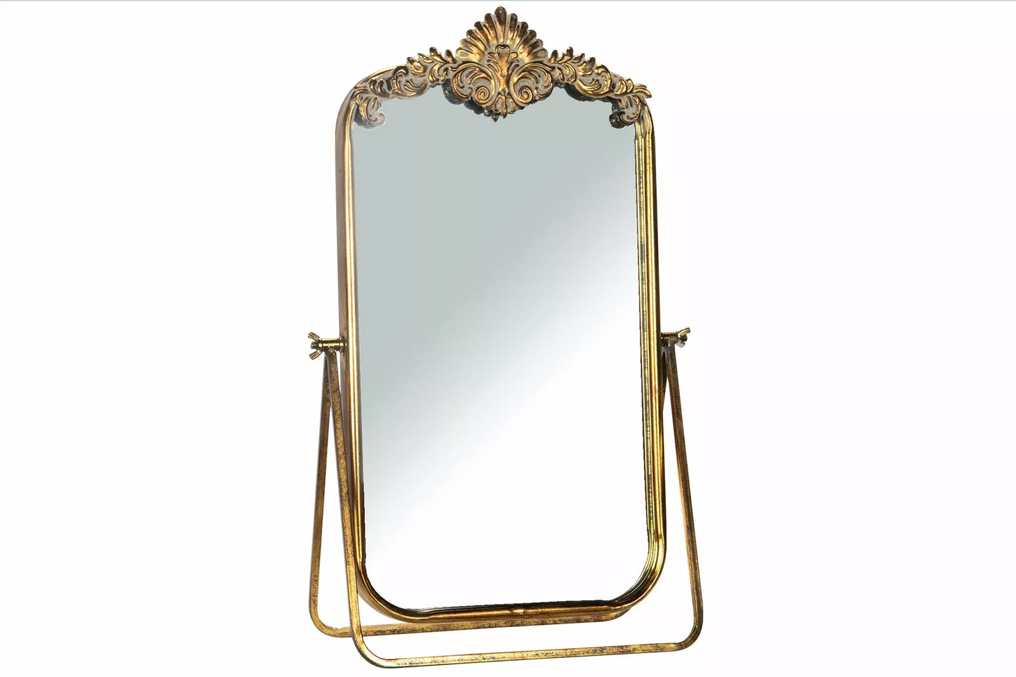 Bordsspegel Ornament Guld 19x37x58cm I lager: Vecka 7