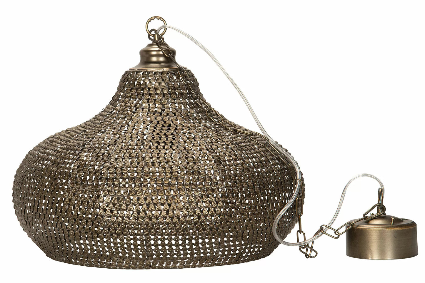 Taklampa Alina Antik Mässing 45x40cm I lager: Vecka 10
