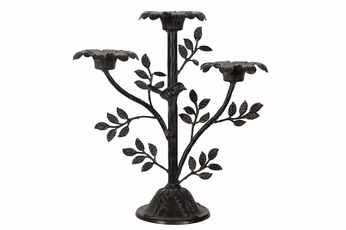 Ljusstake Haily Svart/Mässing 31x12x33cm I lager: Vecka 10