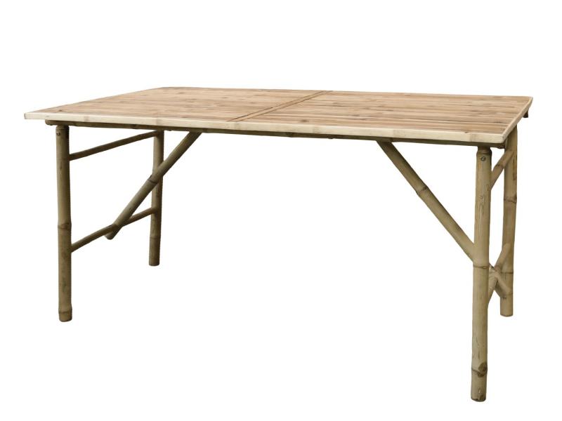 Matbord Lyon bambu H76/L150/B80 cm natur drop