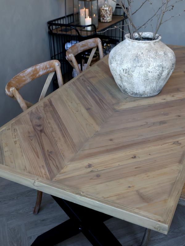 Matbord H77/L200/B90 cm natur drop
