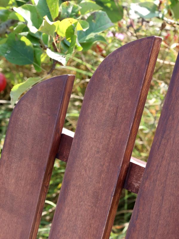Trädgårdsmöbel Stol hopfällbar trä natur H97/L73/W87 cm drop