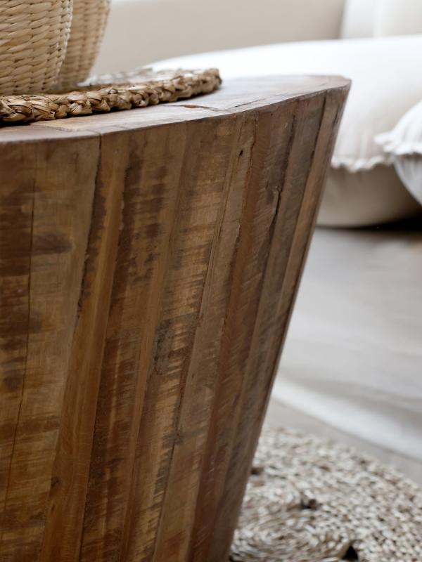 Soffbord Grimaud H43/Ø92 cm natur drop