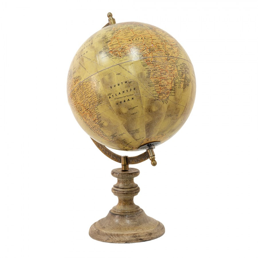 Dekoration Globus Globe Beige, Rosa 22x22x35 cm