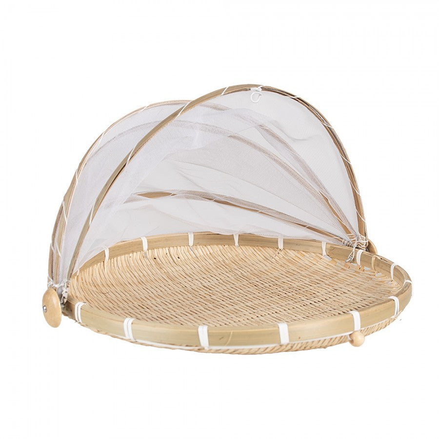 Redskapställ Matskydd Beige Vit (set om 3) 48x46x26 /41x39x21 /35x31x19 cm