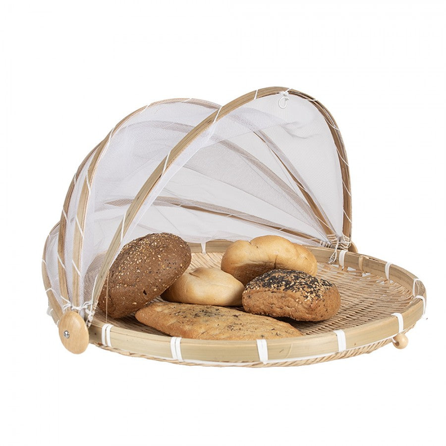 Redskapställ Matskydd Beige Vit (set om 3) 48x46x26 /41x39x21 /35x31x19 cm