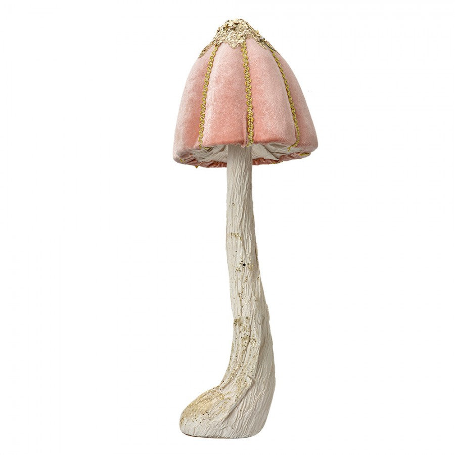 Dekoration Svamp Ø 15x40 cm Rosa