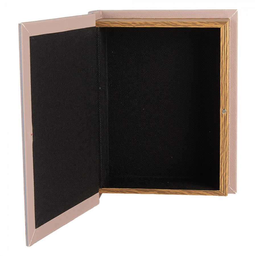 Dekoration Boklåda Set med 3 böcker 27 /22 /17 cm Beige Wood