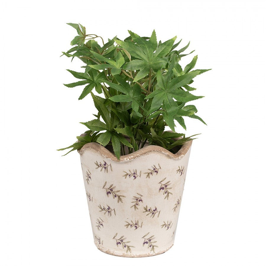 Blomkruka Inuti Beige Ø 19x18 cm