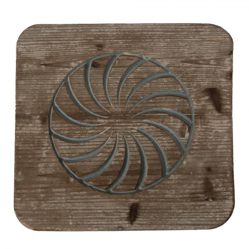 Blomställning Växtbord 40x40x46 Cm Grönt trä Fyrkantigt växtställ