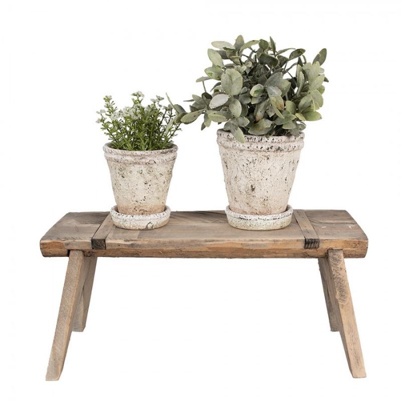 Blomställning Växtbord Växtställ Brun Trä (B/D/H) 44x18x20 cm