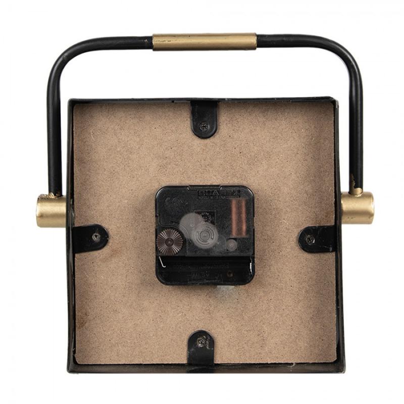 Bordsklocka Svart, Vit 19x5x19 cm / 1xAA