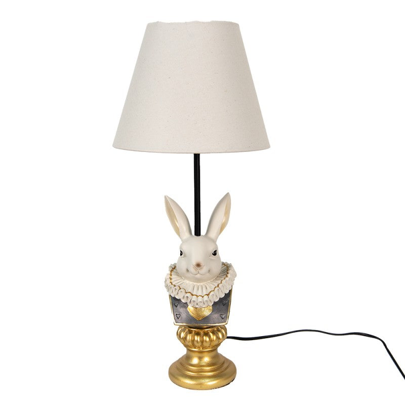 Bordslampa Kanin Ø 22x57 Cm Beige