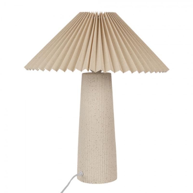 Bordslampa Ø 36x42 cm Beige Keramik