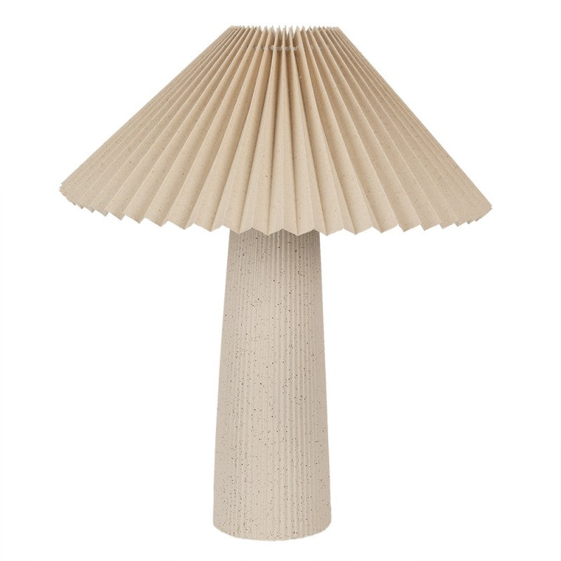 Bordslampa Ø 36x42 cm Beige Keramik