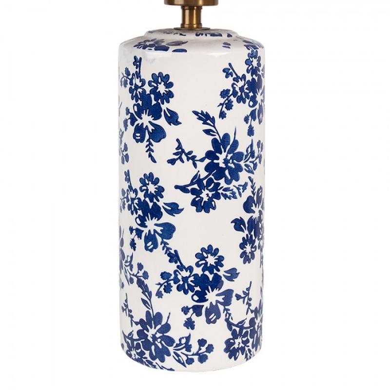 Bordslampa Ø 28x50 cm Vit Keramik