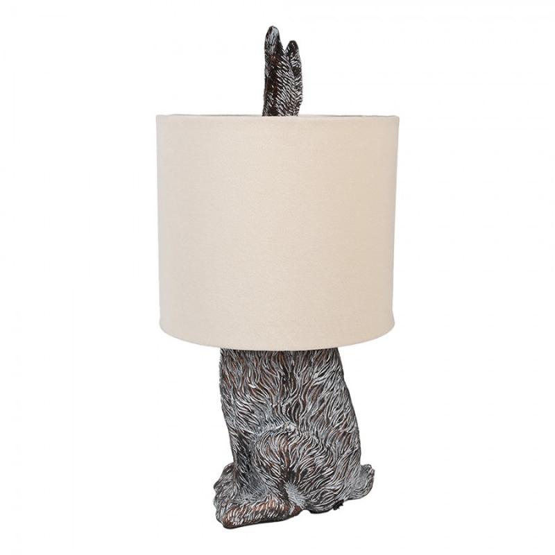 Bordslampa Kanin Ø 20x43 cm Brun beige