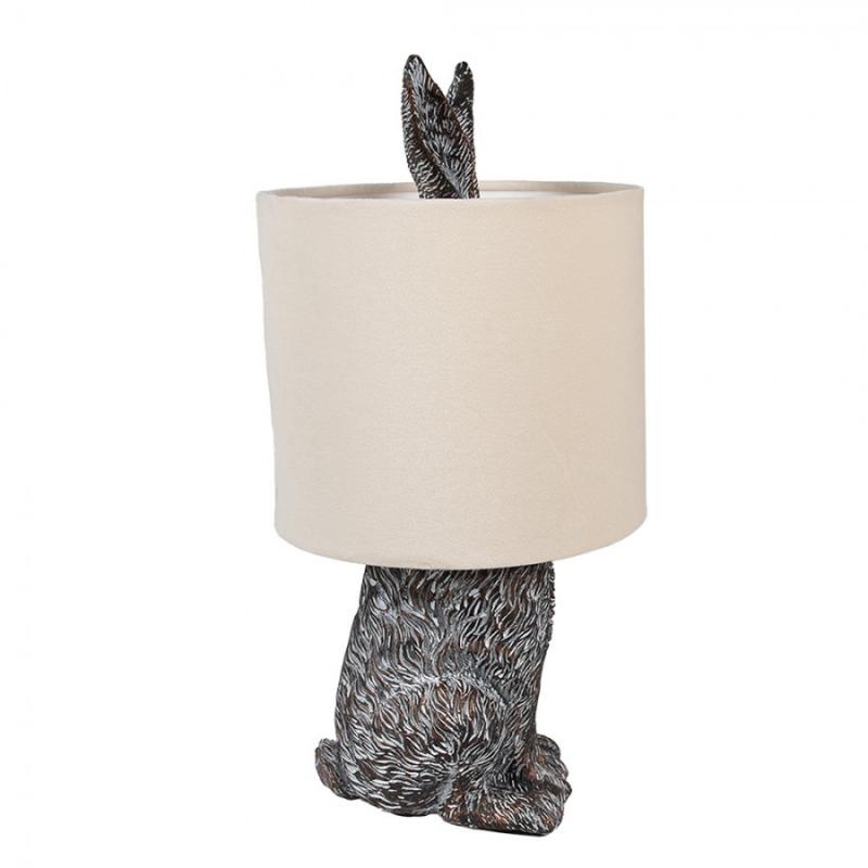 Bordslampa Kanin Ø 20x43 cm Brun beige