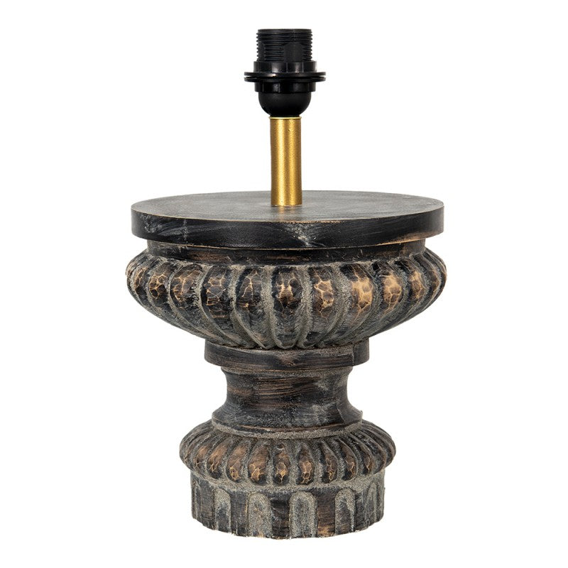 Bordslampa Lampfot Ø 24x40 Cm Brun Polyresin