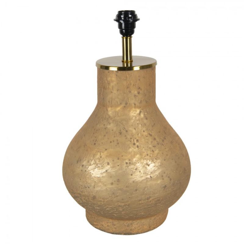 Bordslampa Lampfot 49 cm Kopparfärgat glas