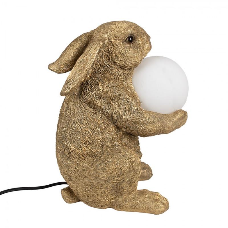 Bordslampa Kanin Guldfärgad 27x19x35 cm