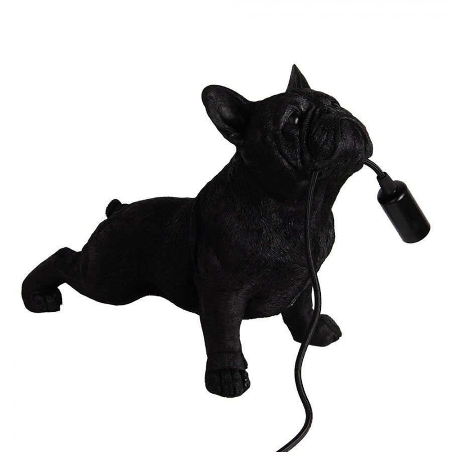 Bordslampa Hund 35x19x28 cm Svart