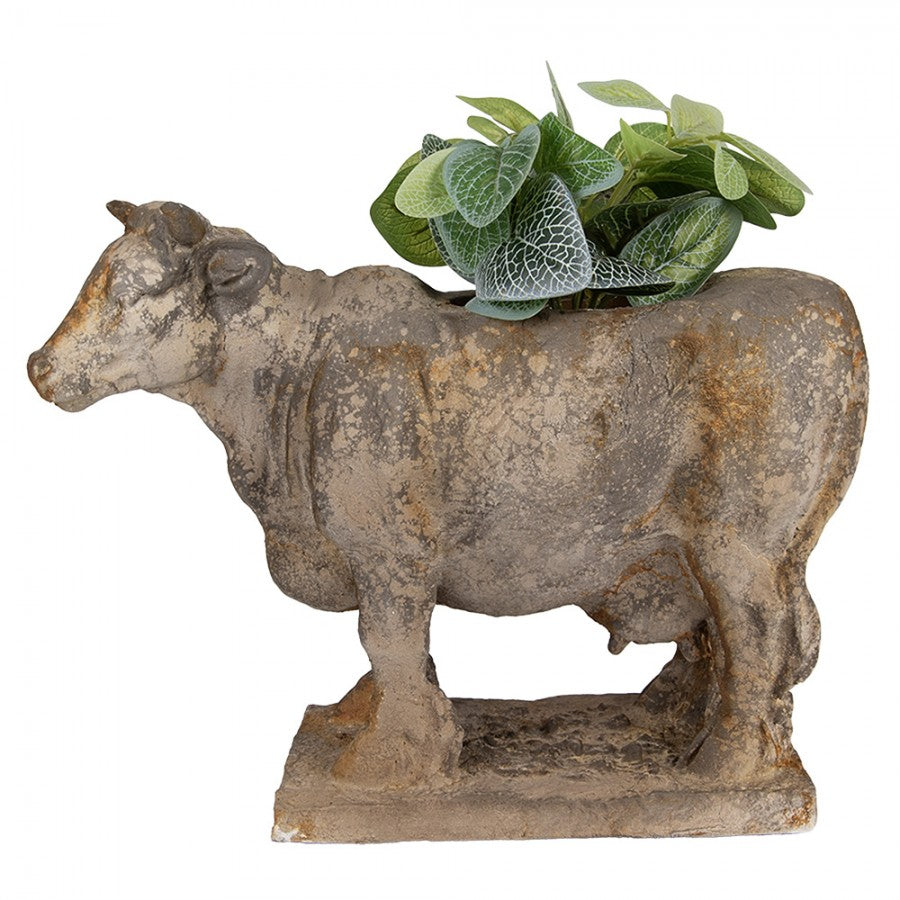 Blomkruka Ko 36x15x28 cm Grå Keramiskt material