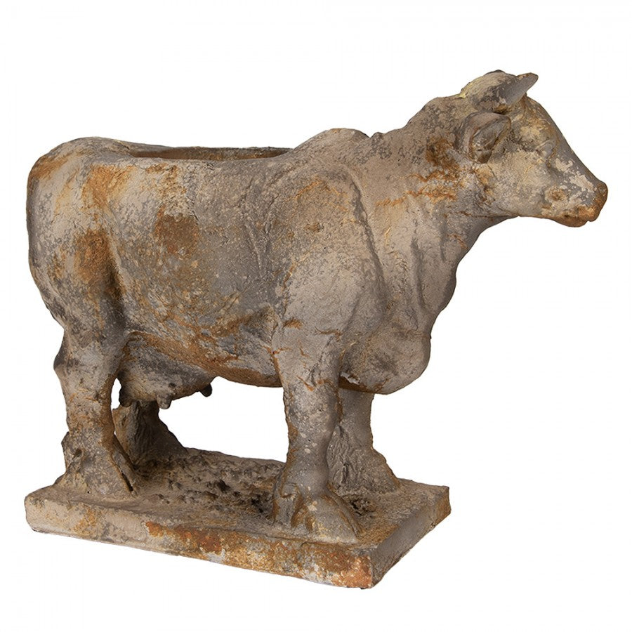 Blomkruka Ko 36x15x28 cm Grå Keramiskt material