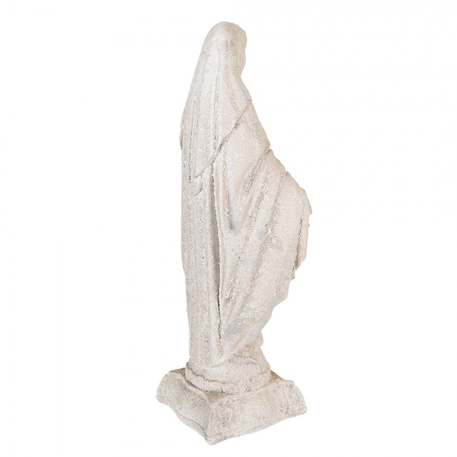 Dekoration statyett Mary 17x12x41 cm Beige Keramiskt material