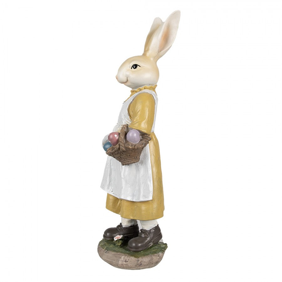 Påskdekoration Kanin 38 Cm Beige Gul Polyresin