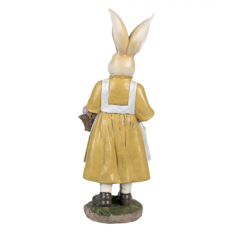 Påskdekoration Kanin 38 Cm Beige Gul Polyresin