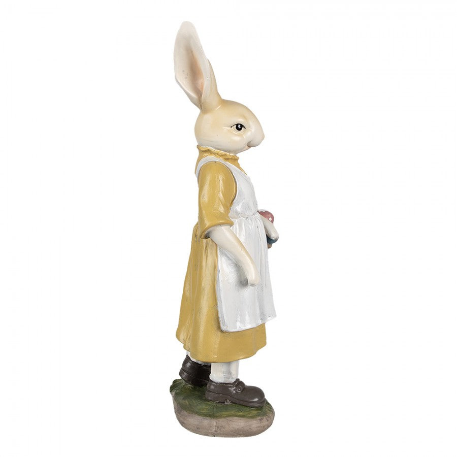 Påskdekoration Kanin 38 Cm Beige Gul Polyresin