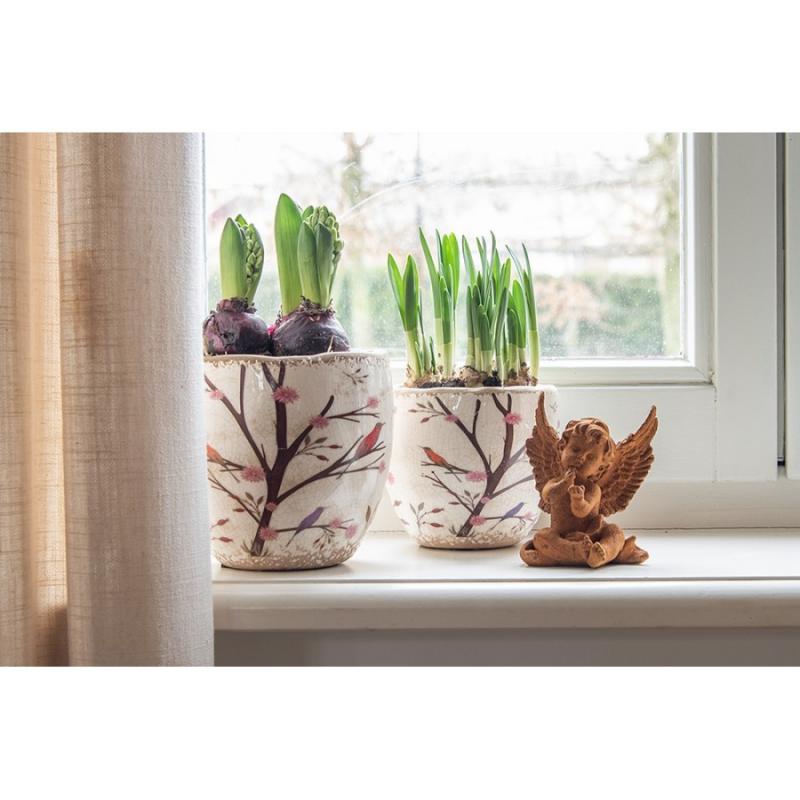 Dekoration Brun Rostig Ängel polyresin (B/D/H) 9x8x11 cm