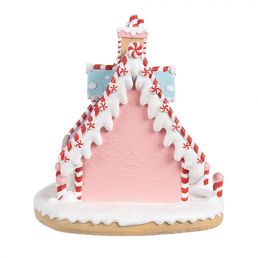 Juldekoration Inomhus hus Rosa Lila 16x13x15 cm