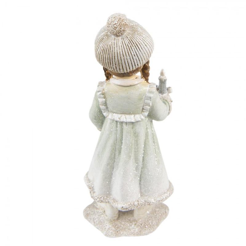 Juldekoration Inomhus Barn 19 Cm Beige Grön Polyresin
