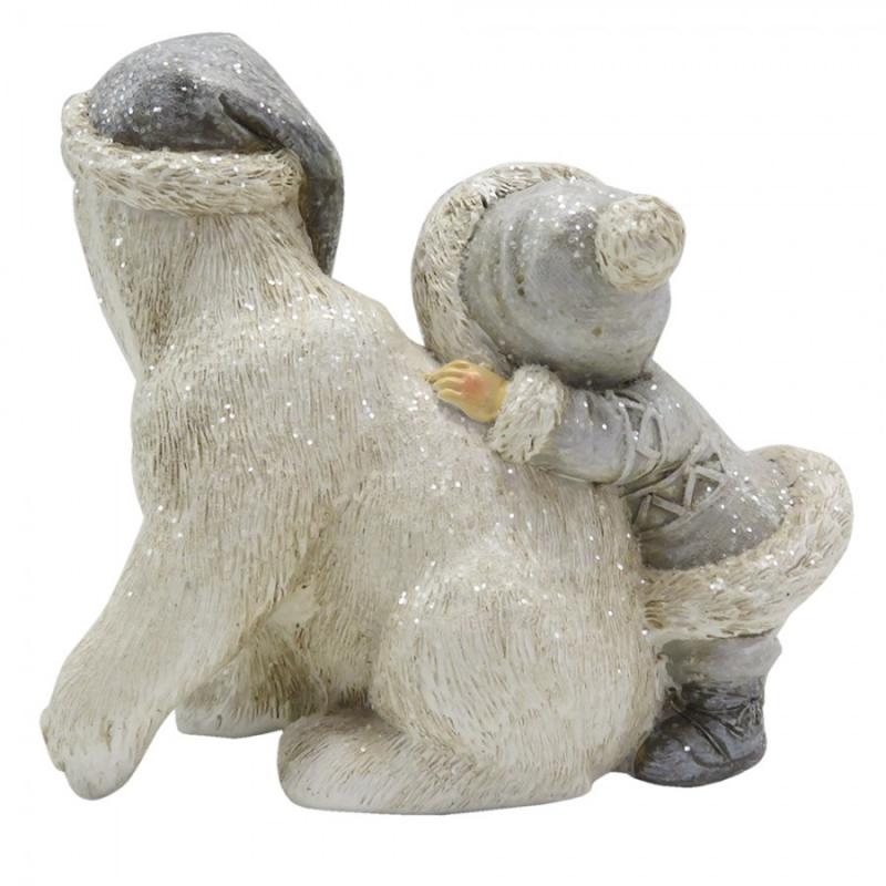 Juldekoration Inomhus Barn 11 Cm Vit Polyresin