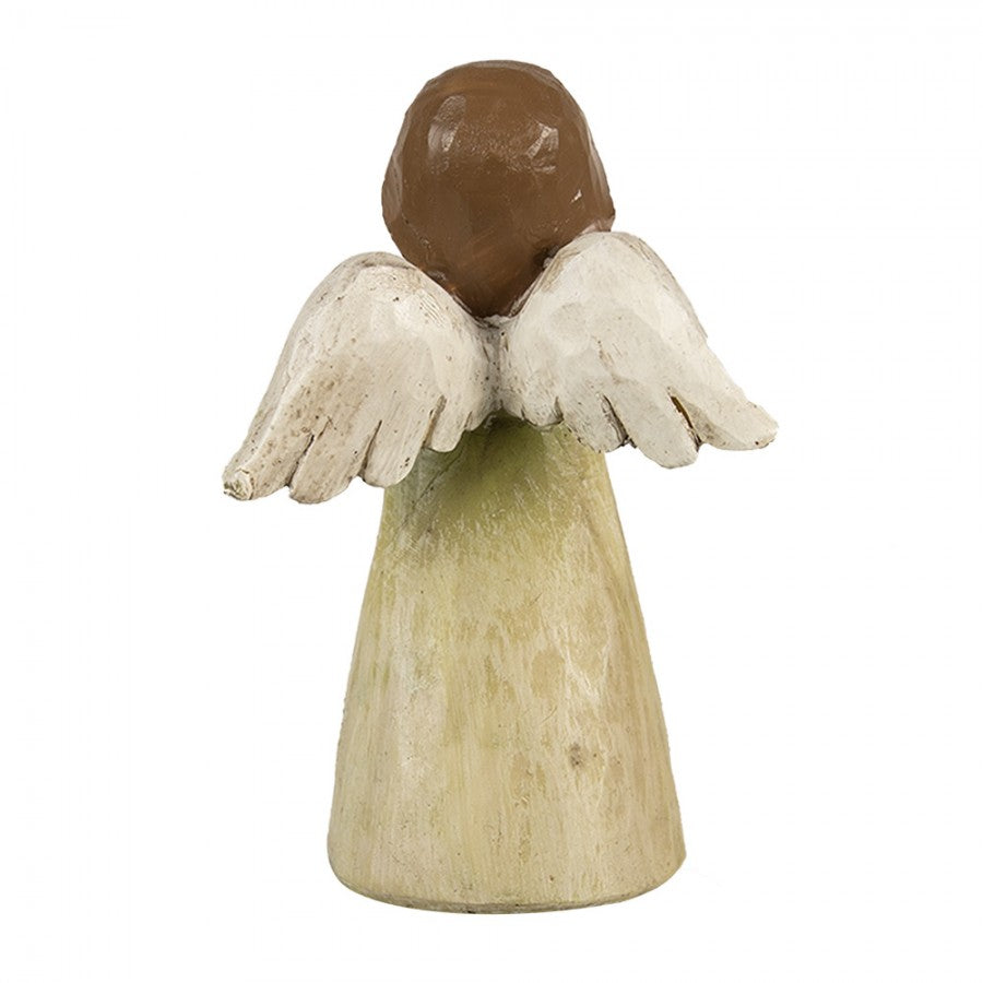 Dekoration ängel 12 cm Grön