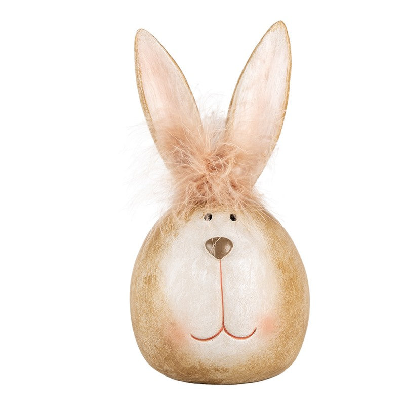 Påskdekoration Kanin Beige Ø 11x21 cm