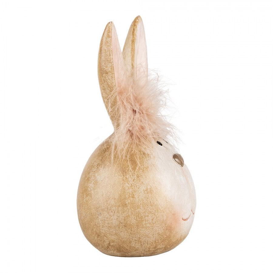 Påskdekoration Kanin Beige Ø 11x21 cm