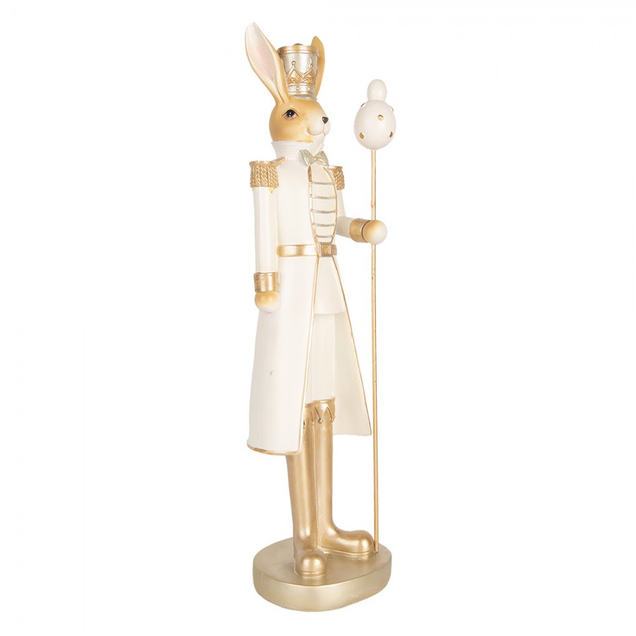Påskdekoration Kanin 47 cm Beige - Guldfärgad