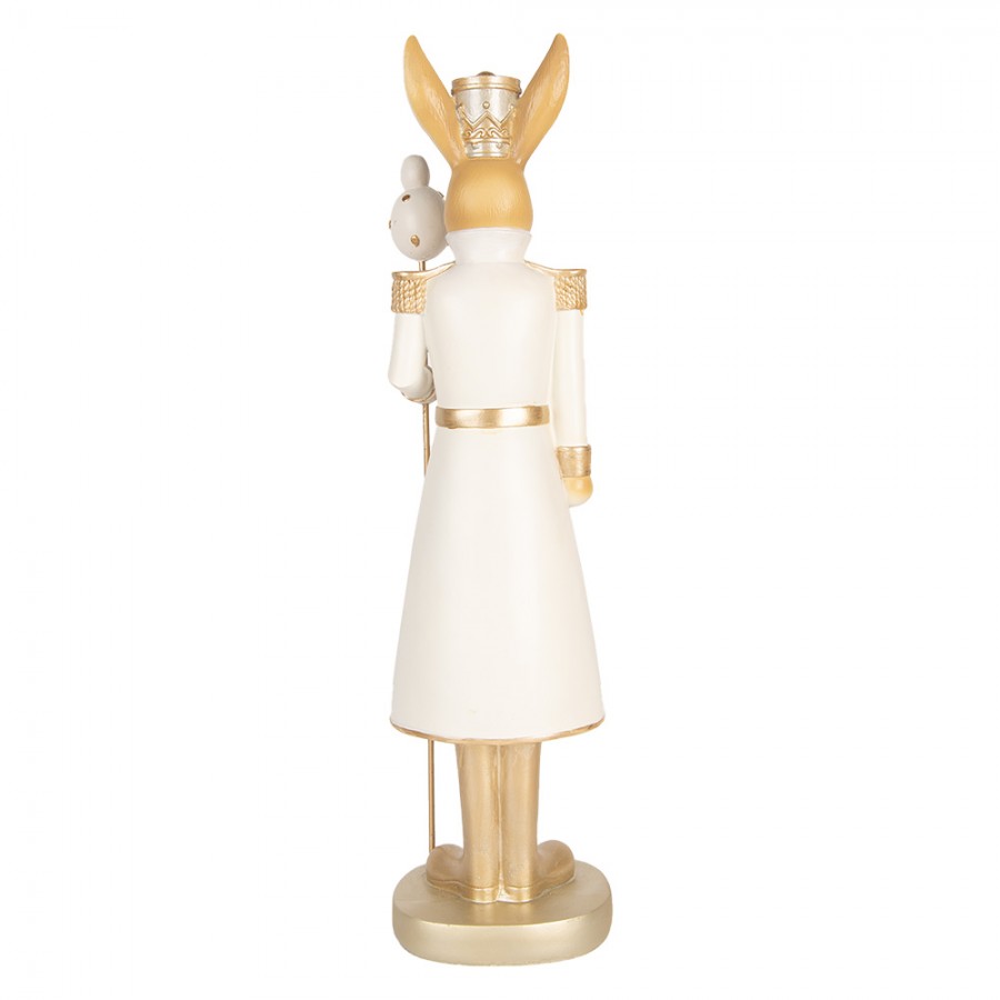 Påskdekoration Kanin 47 cm Beige - Guldfärgad